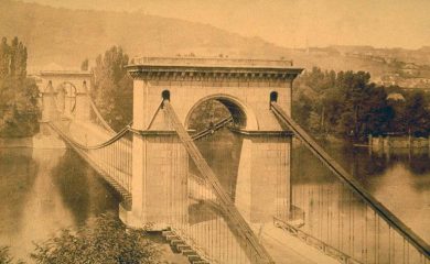 foto antigua del puente de las legiones